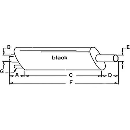 Aftermarket New Muffler Fits Allis Chalmers AC Tractor Models 7080 7580 70269031